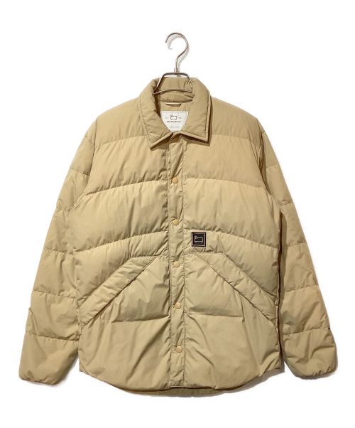 WOOLRICH（ウールリッチ）WOOLRICH (ウールリッチ) GREYLOCK DOWN SHIRT ベージュ サイズ:XXSの古着・服飾アイテム