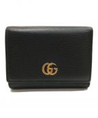 GUCCIグッチ）の古着「3つ折り財布」｜ブラック