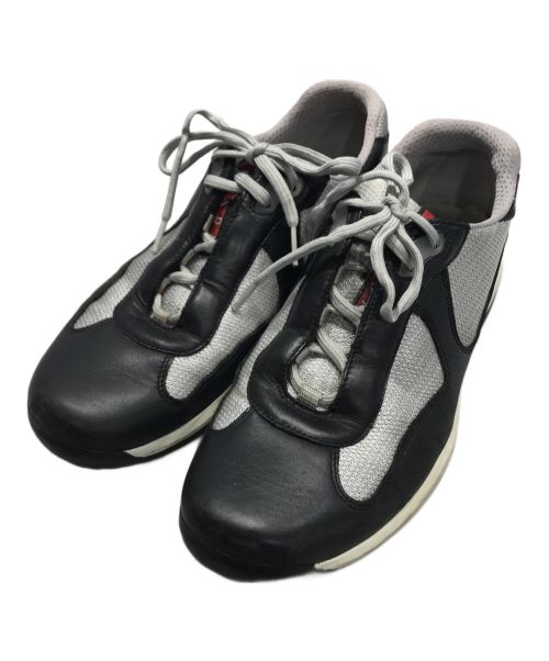 PRADA SPORTS（プラダスポーツ）PRADA SPORTS (プラダスポーツ) ローカットスニーカー ブラック×グレー サイズ:9の古着・服飾アイテム