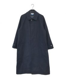 MAISON SPECIAL（メゾンスペシャル）の古着「Super170s Prime-Over Melton Balmachan Coat」｜ネイビー