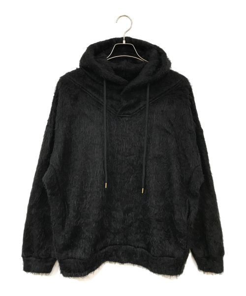 MONITALY（モニタリー）MONITALY (モニタリー) Shaggy Hoodie ブラック サイズ:Mの古着・服飾アイテム