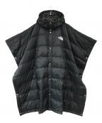 THE NORTH FACEザ ノース フェイス）の古着「Padded Poncho Coat」｜ブラック