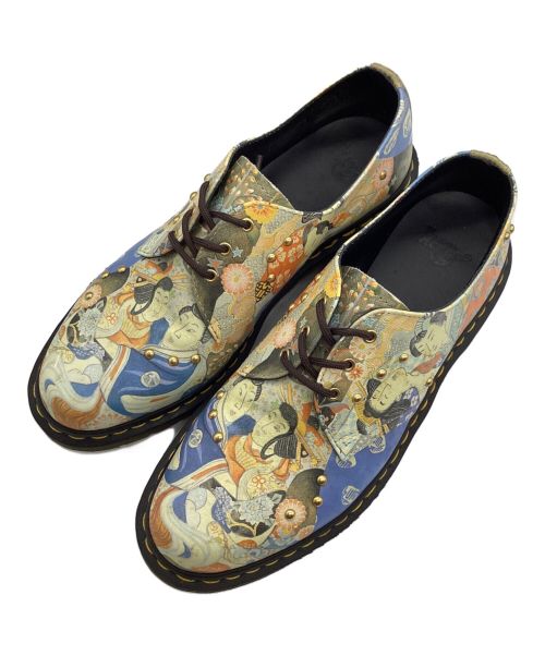 Dr.Martens（ドクターマーチン）Dr.Martens (ドクターマーチン) 浮世絵3ホールシューズ ベージュ サイズ:UK9の古着・服飾アイテム