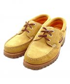 Timberlandティンバーランド）の古着「AUTHENTIC HANDSEWN BOAT SHOE」｜ベージュ