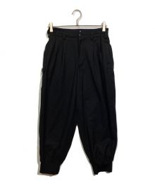 Y-3（ワイスリー）の古着「CLASSIC REFINED WOOL CUFF PANTS」｜ブラック