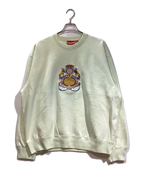 SUPREME（シュプリーム）SUPREME (シュプリーム) Crest Crewneck/クレストクルーネック ミント サイズ:Lの古着・服飾アイテム