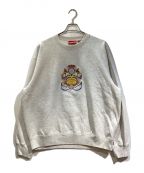 SUPREMEシュプリーム）の古着「Crest Crewneck/クレストクルーネック」｜グレー