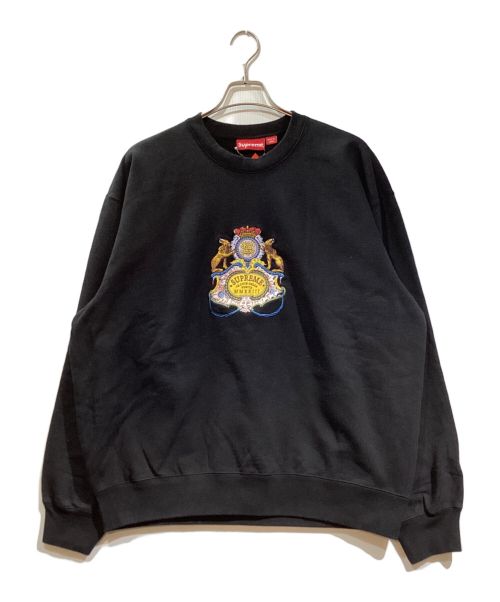 SUPREME（シュプリーム）SUPREME (シュプリーム) Crest Crewneck/クレストクルーネック ブラック サイズ:L 未使用品の古着・服飾アイテム