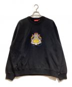 SUPREMEシュプリーム）の古着「Crest Crewneck/クレストクルーネック」｜ブラック