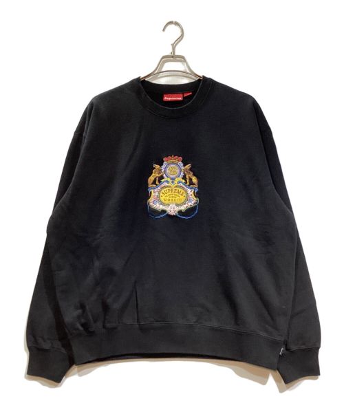 SUPREME（シュプリーム）SUPREME (シュプリーム) Crest Crewneck/クレストクルーネック ブラック サイズ:Lの古着・服飾アイテム