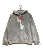 SUPREME×UNDERCOVERシュプリーム×アンダーカバー）の古着「Anti You Hooded Sweatshirt/アンティユーフーディースゥェットシャツ」｜グレー