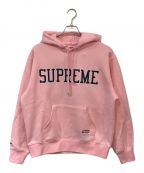 SUPREME×MITCHELL & NESSシュプリーム×ミッチェルアンドネス）の古着「NCAA Hooded Sweatshirt/NCAAフーディースウェット」｜ピンク