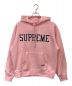 SUPREME（シュプリーム）の古着「NCAA Hooded Sweatshirt/NCAAフーディースウェット」｜ピンク