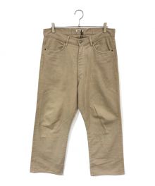 AURALEE（オーラリー）の古着「BOTANICAL DYED SELVEDGE DENIM PANTS」｜ベージュ