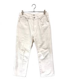 AURALEE（オーラリー）の古着「HARD TWIST DENIM 5P PANTS」｜ホワイト