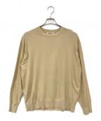 AURALEEオーラリー）の古着「Super High Gauge Cotton Knit」｜ベージュ