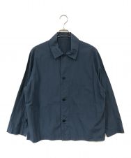 MARGARET HOWELL (マーガレットハウエル) FINE COMPACT COTTON POPLIN ネイビー サイズ:L