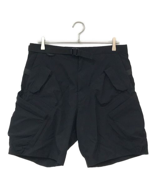 ACRONYM（アクロニウム）ACRONYM (アクロニウム) LIGHTSHELL NYLON STRETCH SHORT PANT/ライトシェルナイロンストレッチショートパンツ ブラック サイズ:Sの古着・服飾アイテム