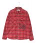 OFFWHITE（オフホワイト）の古着「FLANNELCHECK SHIRTS」｜レッド