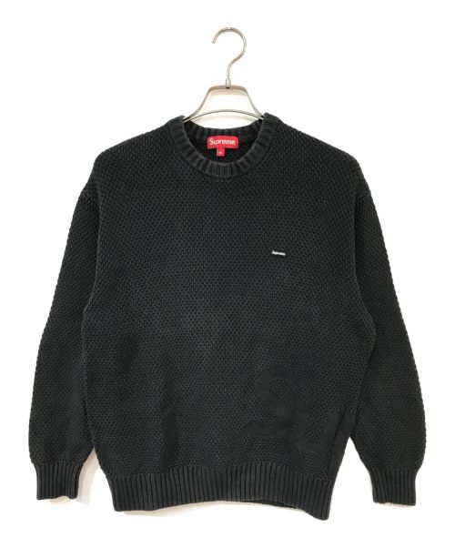 SUPREME（シュプリーム）SUPREME (シュプリーム) Textured Small Box Sweater ブラック サイズ:Mの古着・服飾アイテム