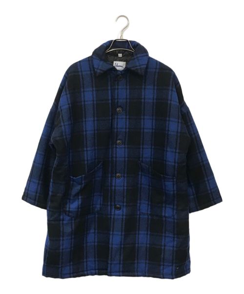 Yarmo（ヤーモ）Yarmo (ヤーモ) duster coat ブルー サイズ:40の古着・服飾アイテム