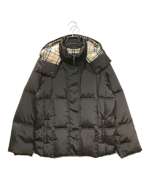 BURBERRY LONDON（バーバリーロンドン）BURBERRY LONDON (バーバリーロンドン) 裏ノバチェックダウンコート ブラウン サイズ:40の古着・服飾アイテム