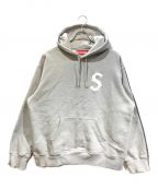 SUPREMEシュプリーム）の古着「S Logo Split Hooded Sweatshirt」｜グレー