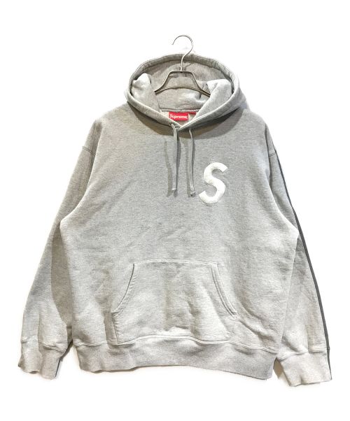 SUPREME（シュプリーム）SUPREME (シュプリーム) S Logo Split Hooded Sweatshirt グレー サイズ:Lの古着・服飾アイテム