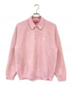 SUPREMEシュプリーム）の古着「small box polo sweater」｜ピンク