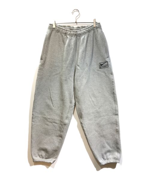 NIKE（ナイキ）NIKE (ナイキ) stussy (ステューシー) Washed Fleece Pant グレー サイズ:Mの古着・服飾アイテム