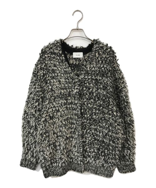 CLANE（クラネ）CLANE (クラネ) MIX LOOP MOHAIR KNIT CARDIGAN グレー サイズ:1の古着・服飾アイテム