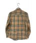 BURBERRY London England (バーバリー ロンドン イングランド) ノバチェックシャツ ベージュ サイズ:L：25000円