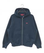 SUPREMEシュプリーム）の古着「Small Box Zip Up Hooded Sweatshirt」｜ネイビー