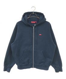 SUPREME（シュプリーム）の古着「Small Box Zip Up Hooded Sweatshirt」｜ネイビー