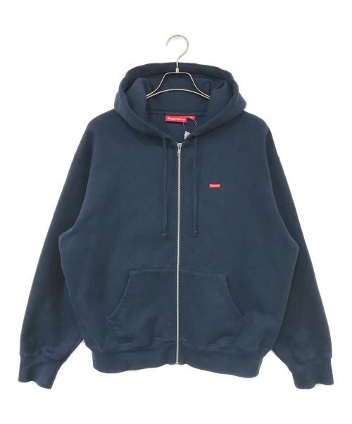 SUPREME（シュプリーム）Supreme (シュプリーム) Small Box Zip Up Hooded Sweatshirt ネイビー サイズ:Mの古着・服飾アイテム