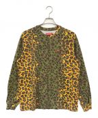 SUPREMEシュプリーム）の古着「Small Box L/S Tee Cheetah」｜オリーブ