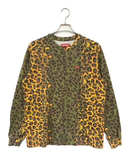 SUPREME（シュプリーム）SUPREME (シュプリーム) Small Box L/S Tee Cheetah オリーブ サイズ:Sの古着・服飾アイテム