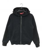 SUPREMEシュプリーム）の古着「Thermal Zip Up Sweatshirt」｜ブラック