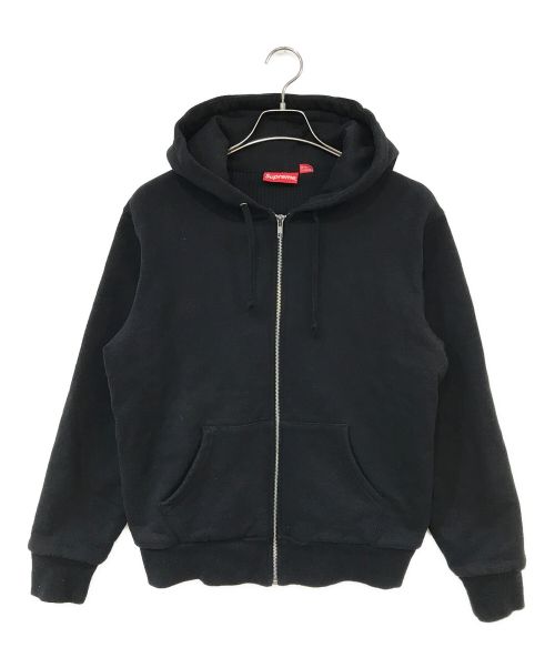 SUPREME（シュプリーム）Supreme (シュプリーム) Thermal Zip Up Sweatshirt ブラック サイズ:Sの古着・服飾アイテム