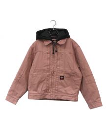 SUPREME×Dickies（シュプリーム×ディッキーズ）の古着「Hooded Work Jacket "Dusty Pink"」｜ピンク