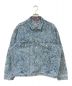 SUPREME（シュプリーム）の古着「Script Jacquard Denim Trucker Jacket」｜ブルー