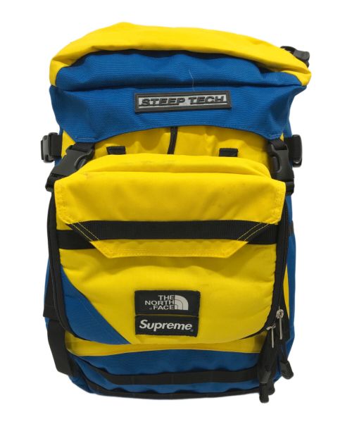 SUPREME（シュプリーム）Supreme (シュプリーム) THE NORTH FACE (ザ ノース フェイス) Steep Tech Backpack ブルー×イエローの古着・服飾アイテム