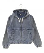 stussyステューシー）の古着「STONE WASH WORK JACKET」｜ネイビー