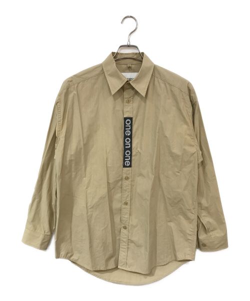 WTAPS（ダブルタップス）WTAPS (ダブルタップス) UNDERCOVER (アンダーカバー) ONE ON ONEコラボシャツ ベージュ サイズ:Sの古着・服飾アイテム