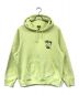 stussy（ステューシー）の古着「Stock Crown Hoodie」｜黄緑