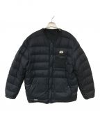 WIND AND SEA×ALLIED FEATHER DOWNウィンド アンド シー×アライドフェザーアンドダウン）の古着「RV COMFORTABLE DOWN CARDIGAN」｜ブラック