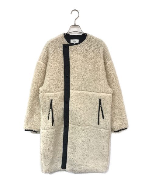 HYKE（ハイク）HYKE (ハイク) FAUX SHEARLING COAT ホワイト サイズ:2の古着・服飾アイテム