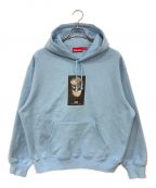 SUPREMEシュプリーム）の古着「Soup Can Hooded Sweatshirt」｜スカイブルー