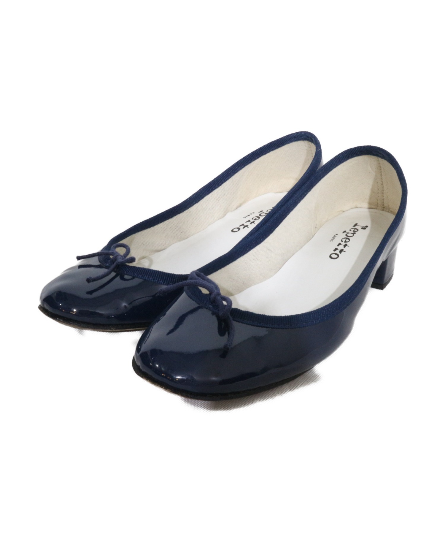 repetto - repetto レペット アラベスクレザートートバッグブラックの+