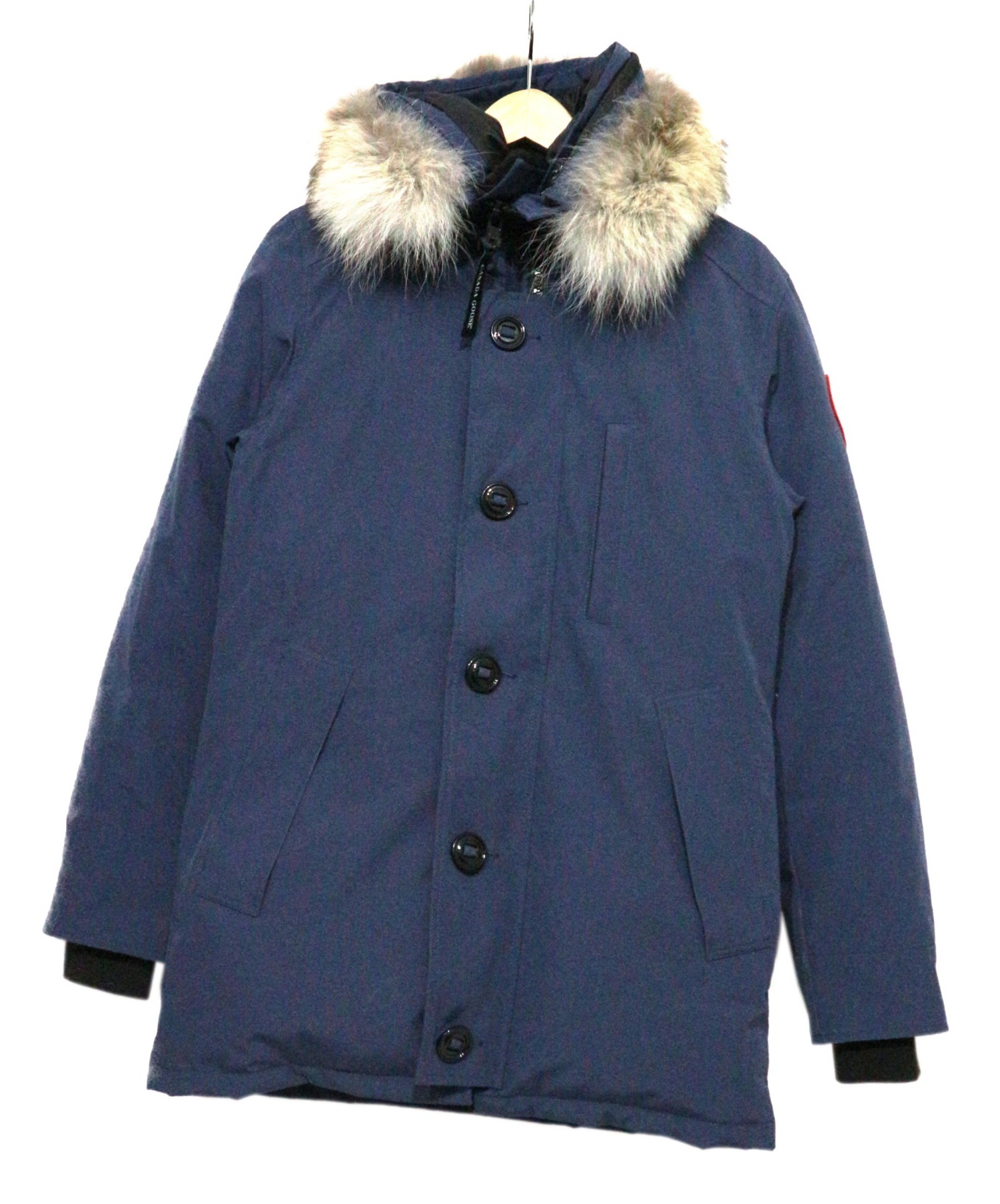 中古 古着通販 Canada Goose カナダグース ダウンジャケット ネイビー サイズ 表記xs Jasper Parka ブランド 古着通販 トレファク公式 Trefac Fashion